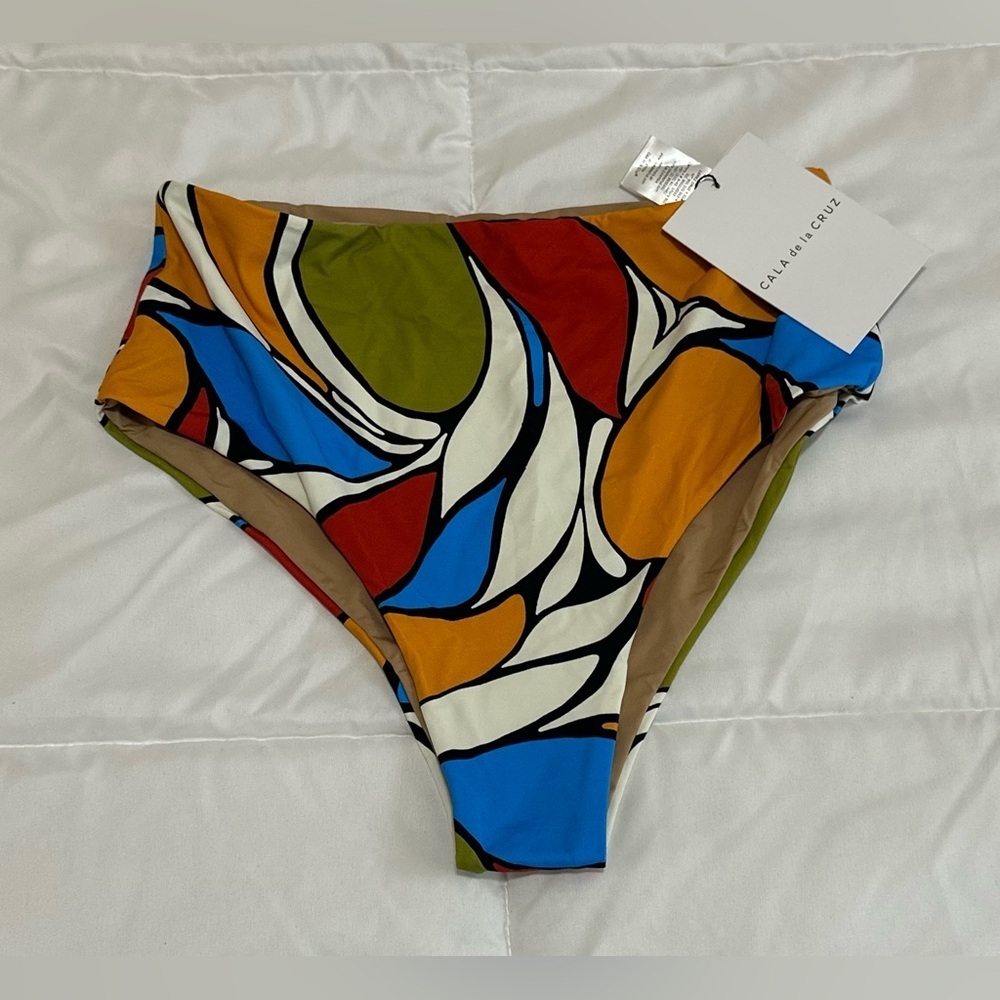 NEW Cala de la cruz ELISA BIKINI BOTTOM Sz Large